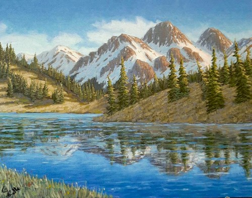Lakeside Calm 11x14  $650 at Hunter Wolff Gallery